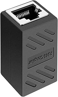 DUDOK Ethernet Extender, Rj45 Couplers Network, Ethernet Cable Extender Adapter High-Qualityy Data Lines, Passthrough Connector, Network Extender Adapter, Cable Coupler for Cat7, Cat6, Cat5e, Cat5