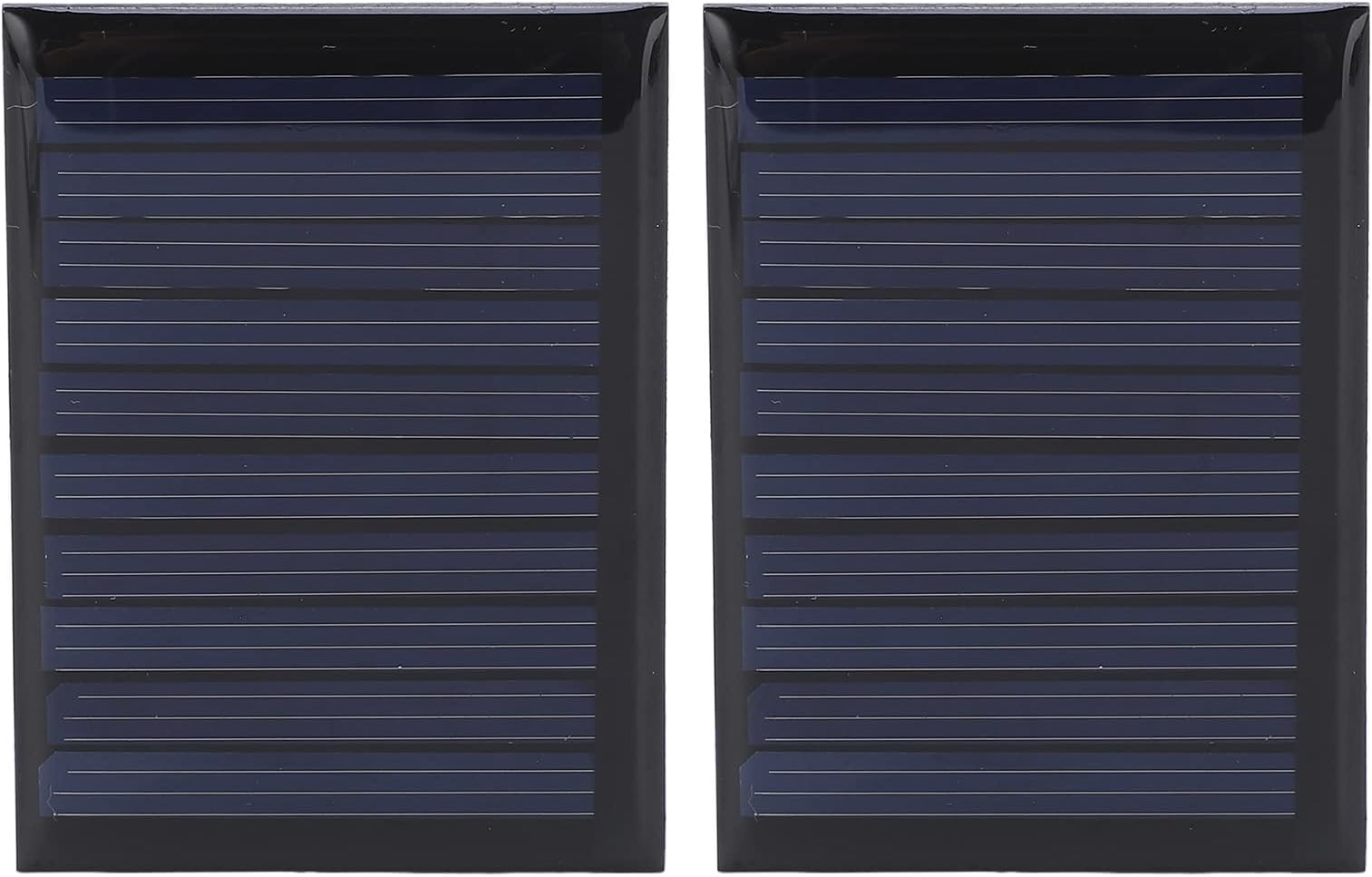 Solar Power Module Board 2PCS 5V 50mA Mini Polysilicon Panel 60x44mm, Small Portable Solar Charging Circuit for Outdoor Low Power Appliances