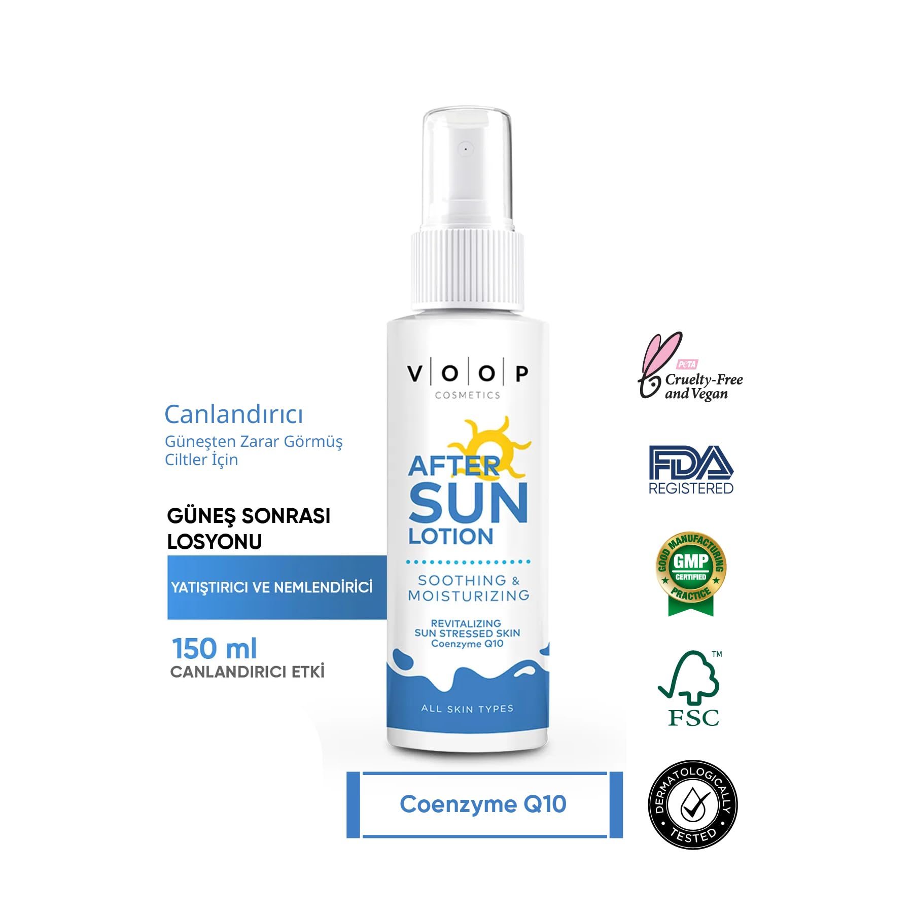 VOOP Güneş Sonrası Losyon Co Q10 150 ml