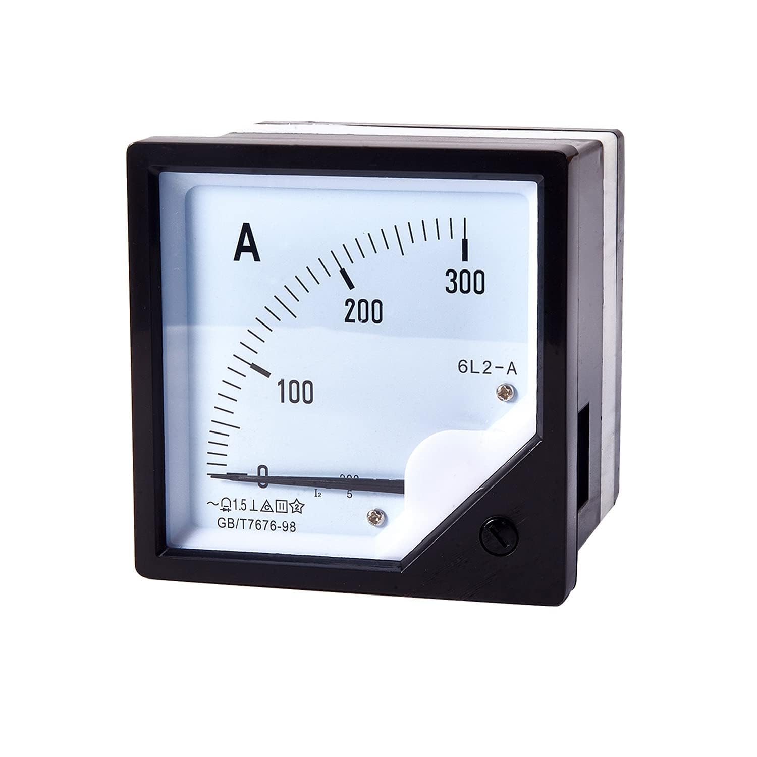 Wenheww 6L2 Needle Panel Ammeter, AC 0-300A (Match Current Transformer) Automotive Replacement Amp Meter Gauges for Auto Circuit Measurement Tester, 1.5 Accuracy