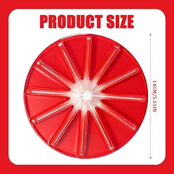 PLUSHCEWT Splash Guard for Stand Mixers-Red Silicone Whisk Wiper & Anti-Splatter Baffle 6-Wire Whisks,Blender-Cream Scraper Accessory,Perfect Fit for 4.5QT & 5QT Tilt-Head Mixers