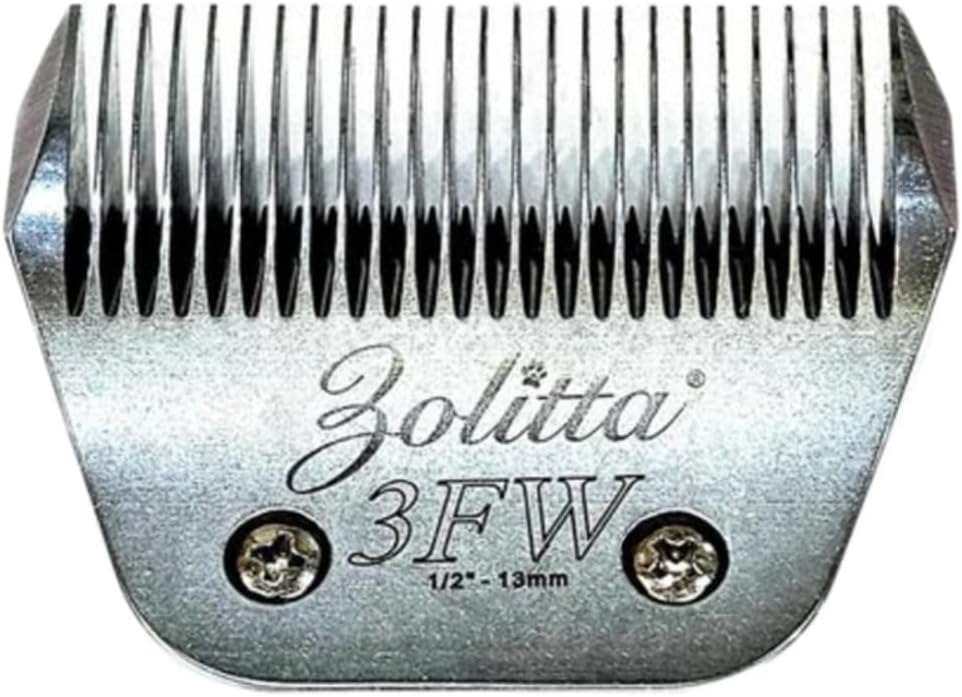 3FW Premium Professional Pet Dog Grooming Wide Clipper Blade | A5 Type Blade | Dog Grooming Wide Blade, Cat Grooming Wide Blade | Compatible with Most Andis, Oster, Wahl A5 Clippers |