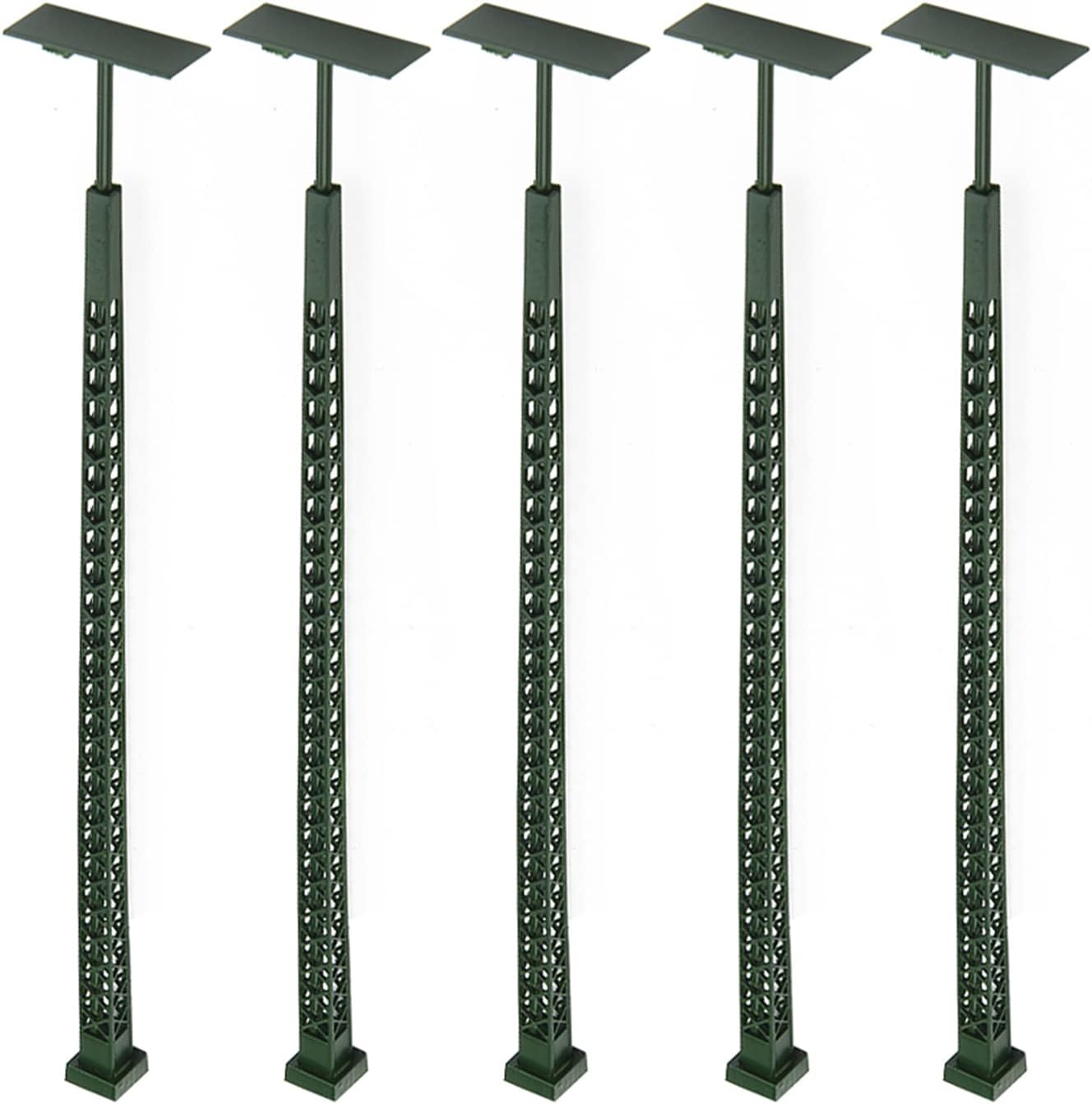 Gdfnmogo 5Pcs Modello Ferroviario Luci Lattice Albero Luce