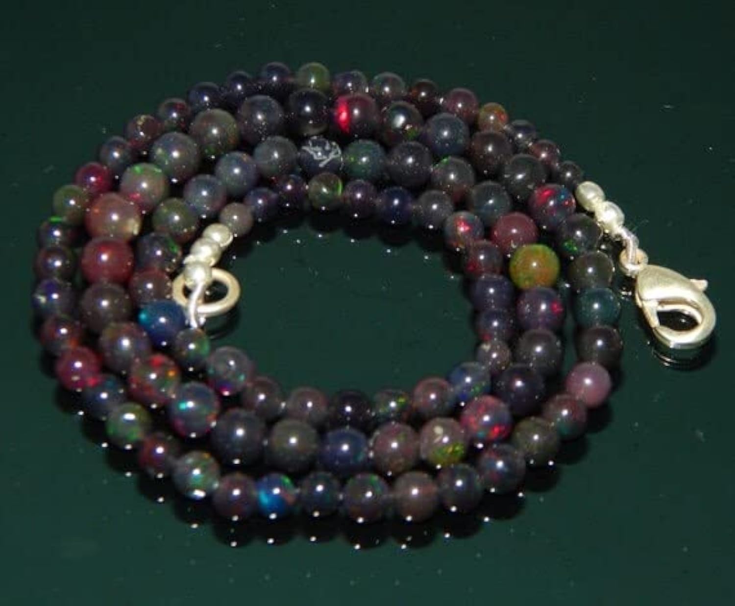 Opal Noir d'Éthiopie 3-5mm LKBEADS pour Création Bijoux