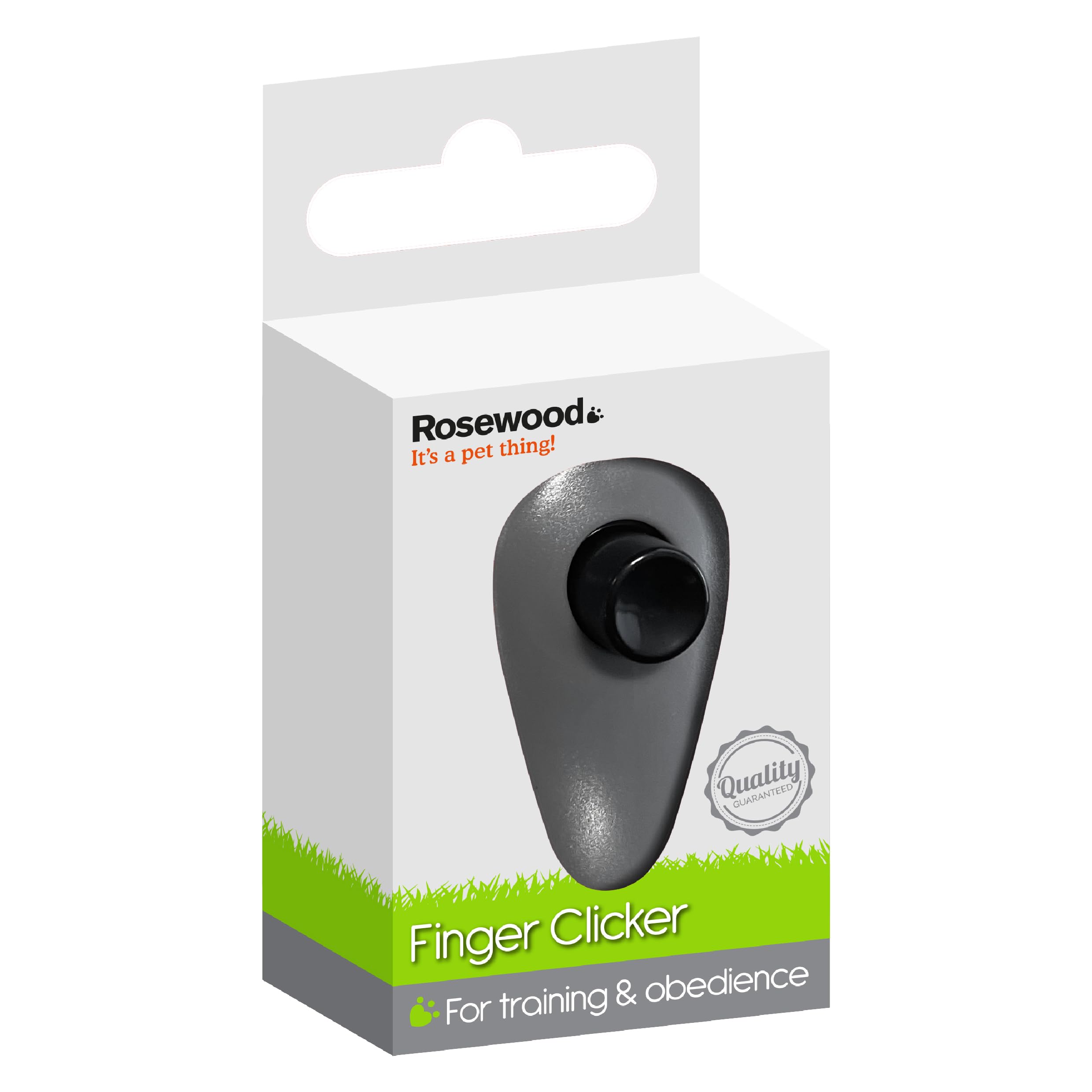 Rosewood Finger Clicker for Dogs – Ideal for Training, Positive Reinforcement, and Behavioural Improvement