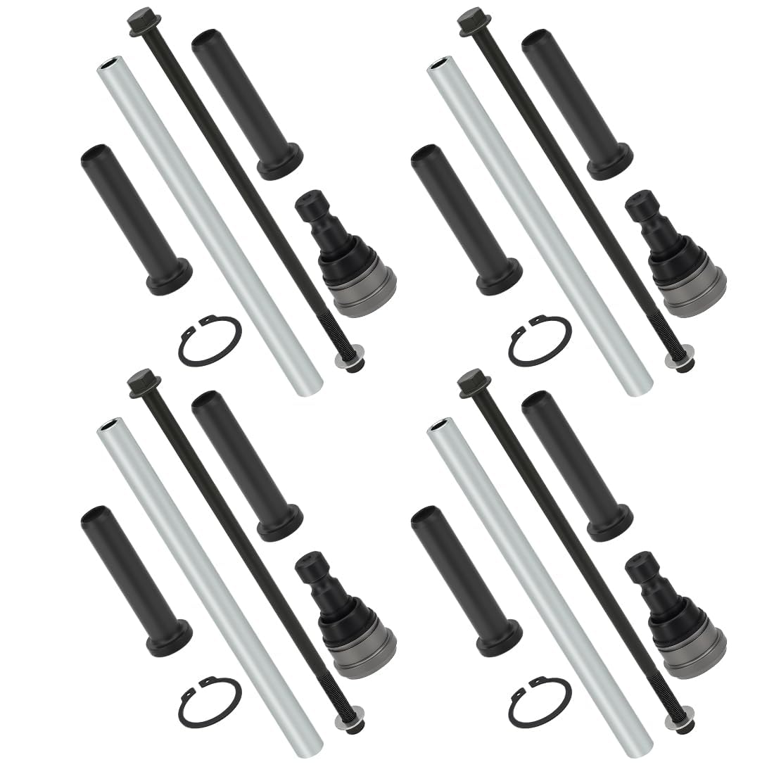 Rotule de suspension triangle Kit de silentblocs de pivot pour bras A supérieurs avant pour Polaris RZR 570 2012-2022 RZR 800 2008-2014 (RZR 800 2010 uniquement ceux construits à partir du 10/01/09)