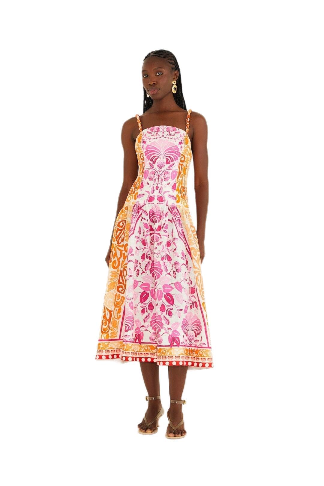 Off-White Santorini Euroflax™ Premium Linen Midi Dress