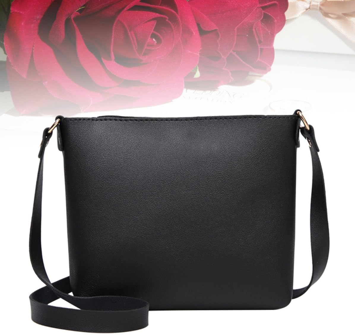 Women Satchel PU Leather Shoulder Bag for Working Place Shopping