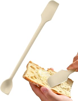 Jar Scraper - Stirring Starters, Jar Busters Jam Jar Base | Spoons and Spatula Jar Scraper for Makeup Narrow Bottle, Supplies for Cooking Baking Spreading Mixing, Scraping Sauces Batters
