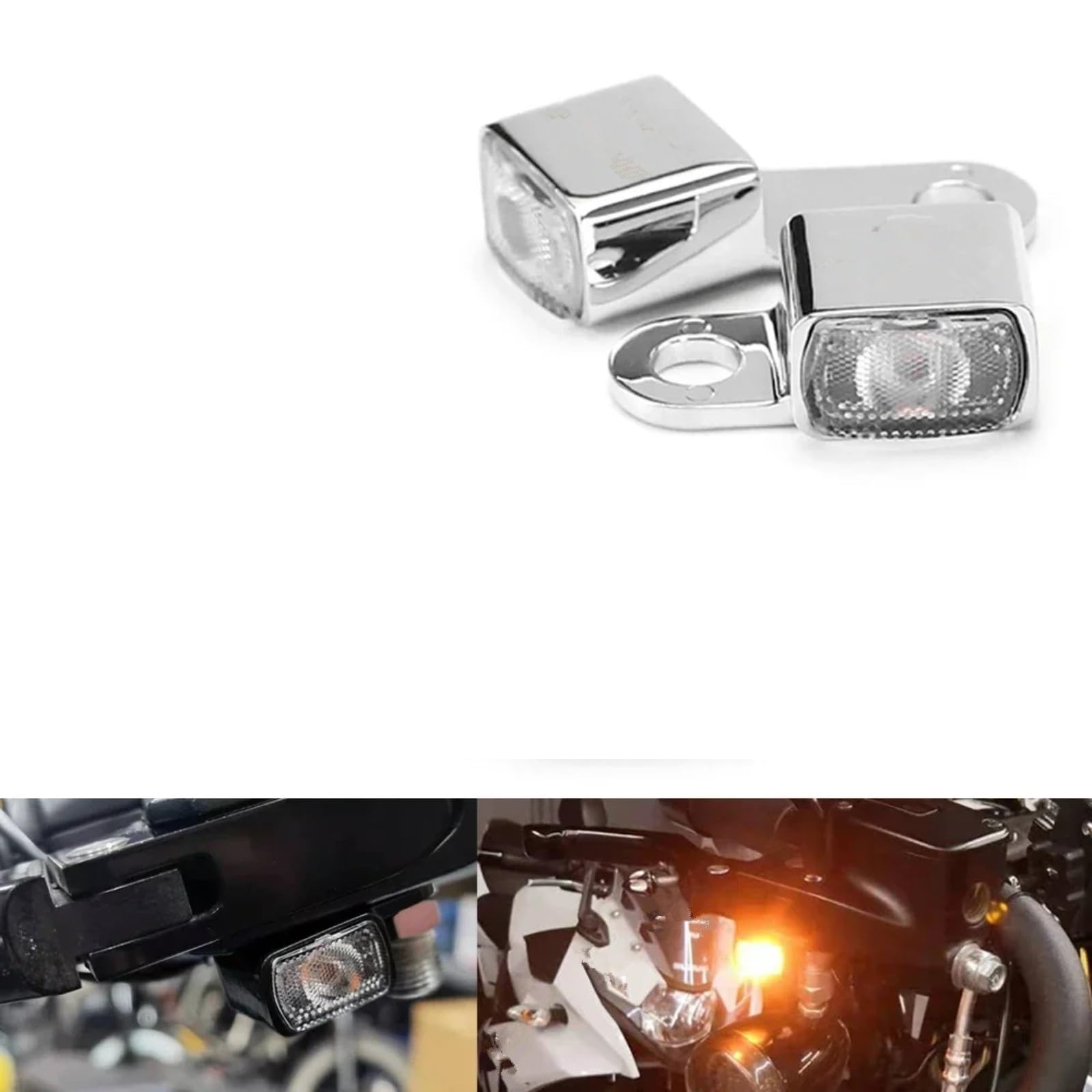 Per Sportster 1200V 2012-2016 Per Sportster 1200N Per Nightster 2007 2008 2009 2010 2011 2012 1 Coppia Indicatore Di Direzione Anteriore Sinistro Destro(Chrome)