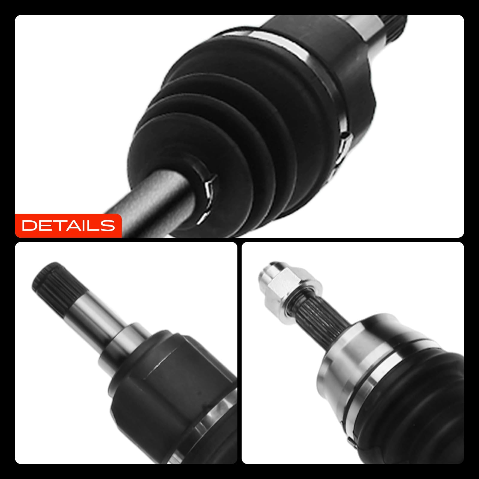 Frankberg Semiasse Albero di trasmissione MT senza ABS Ring Asse Anteriore Destra Compatibile con Cono 955 Fiorino Combi/MPV 225 Grande Punto 199 Punto 199 Punto Evo 199 Replace# 55700557