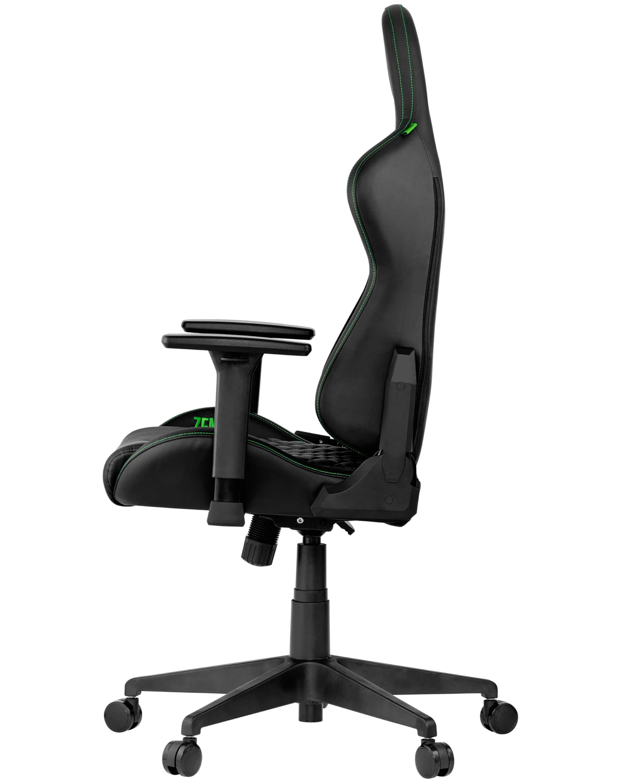 Razer Edition Tarok Natrix - Sedia da gaming in pelle sintetica traspirante, trapuntata, con braccioli 3D, funzione basculante, cuscino lombare e cuscino, fino a 130 kg, colore: Nero