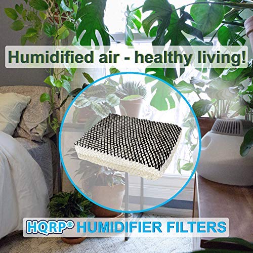 Hqrp 2-Pack Humidifier Wick Filter Compatible With Bionaire W25, W0210, W0210S, W0305, W0310, W0340, W3040, Wc0840, Wc2845 Humidifiers #TOP6