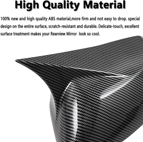 Miniatura 5 de BOYUER 2 tapas protectoras para espejo retrovisor lateral del automóvil, accesorios de decoración exterior para Toyota Corolla 2020 2021 2022 2023
