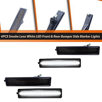 smileページ Amazon.com: ADIIL 4PCS Front and Rear Bumper Sidemarkers