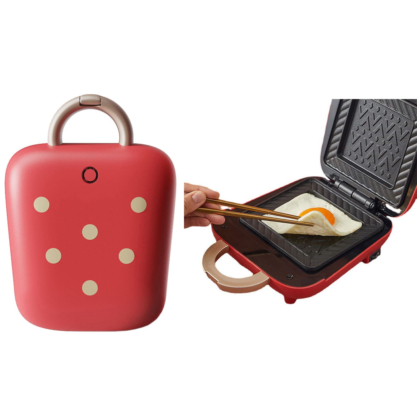 3NH® Sandwich Maker, Mini Multi-Function Breakfast Machine for Home Use, Portable Bread Machine-picture-11
