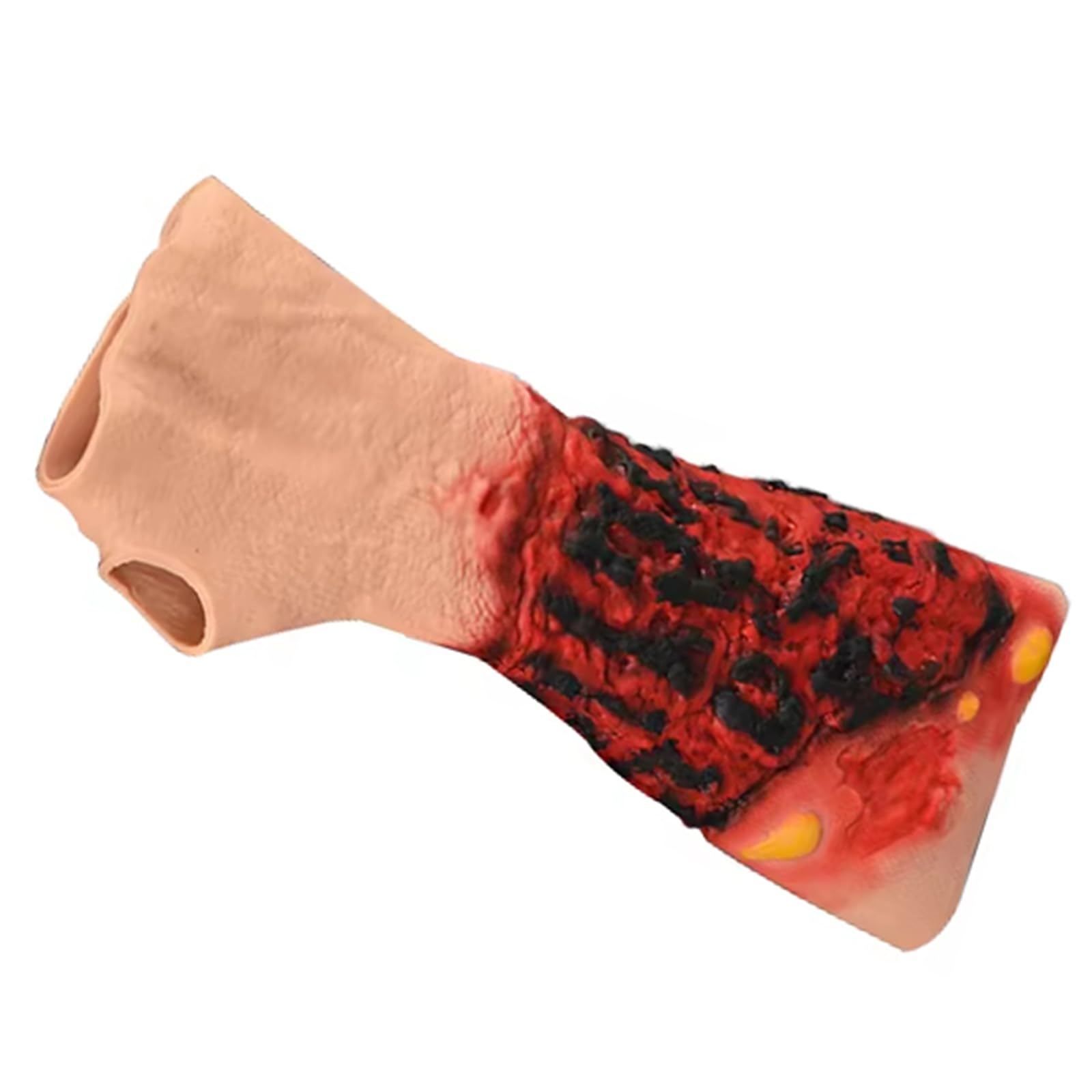 YRQMGSF 3rd Degree Burning Arm Glove Model - Burn Wound Care Model - for Fire Safety Training and Firefighter Exercises