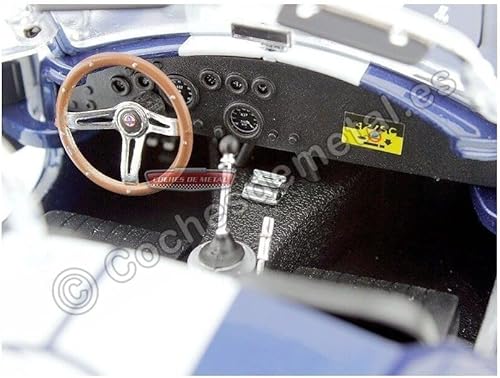 Miniatura 9 de 1965 Shelby Cobra Metal fundido a presión Modelo Coche coleccionable
