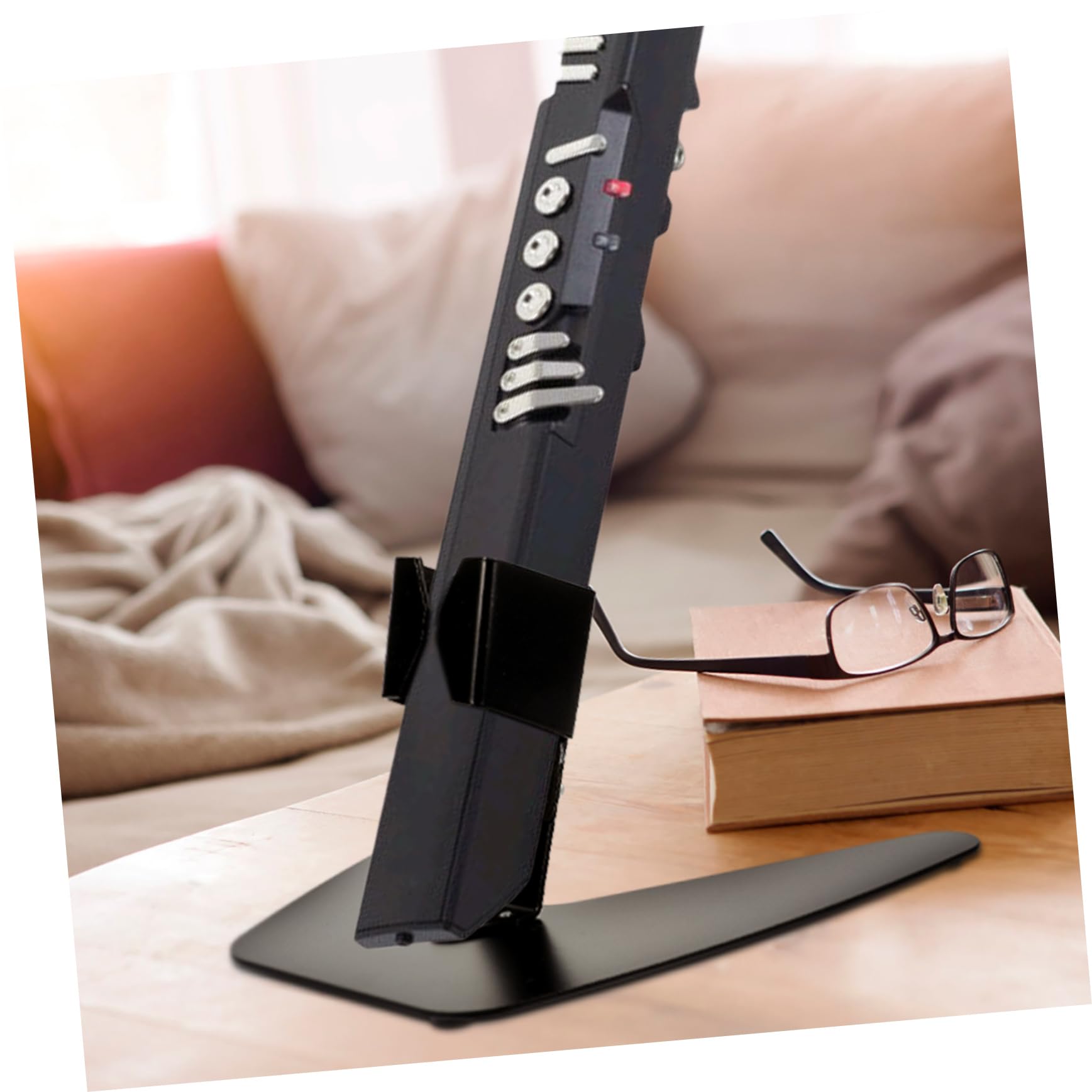 TOYANDONA Supporto Per Strumento Fiato Digitale in Ferro Supporto Da Tavolo Per Custodia Per Flauto Scaffale Per Riporre Oggetti Domestici Design Anti-scivolo Cuscinetto Flessibile Adatto Pe