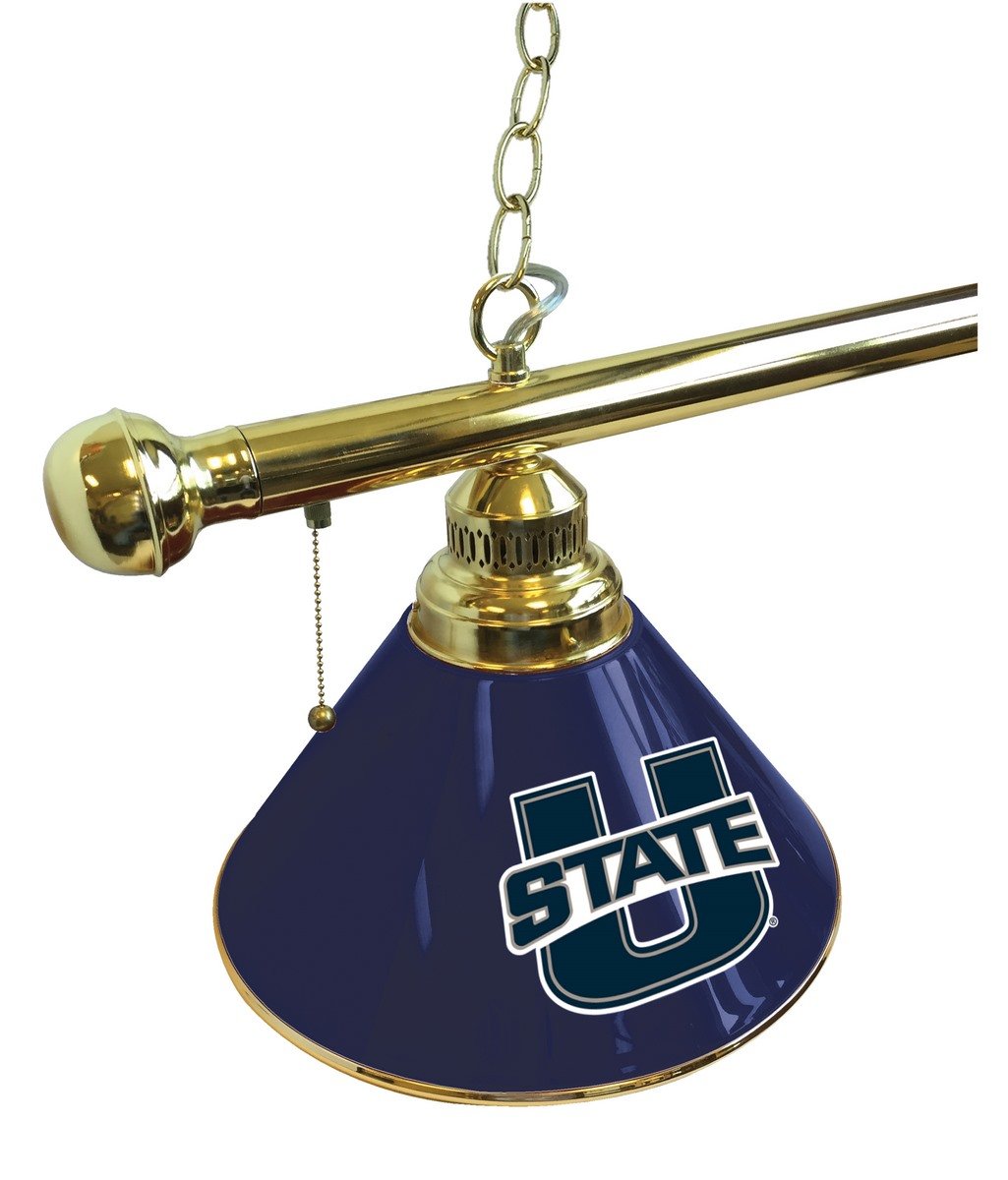 Holland Bar Stool Co. Utah State 3 Shade Billiard Light with Brass Fixture by The