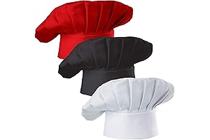 3-Pack Chef Hats for Women