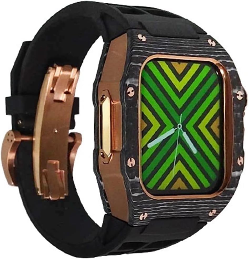 Accessoires de Modification Apple Watch 45mm Boîtier Caoutchouc Mod - 3