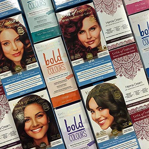 tints of nature 3 in 1 lightener kit  a natural vegan-friendly way for home hair highlights and brightening  cruelty-free semi-permanent dye