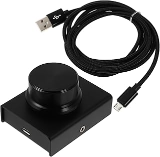 Volume Knob Volume Control Knob Portable Durable With Mute Mute Button Multimedia Control Volume Adjuster For PC Inline Volume Control USB Volume Control