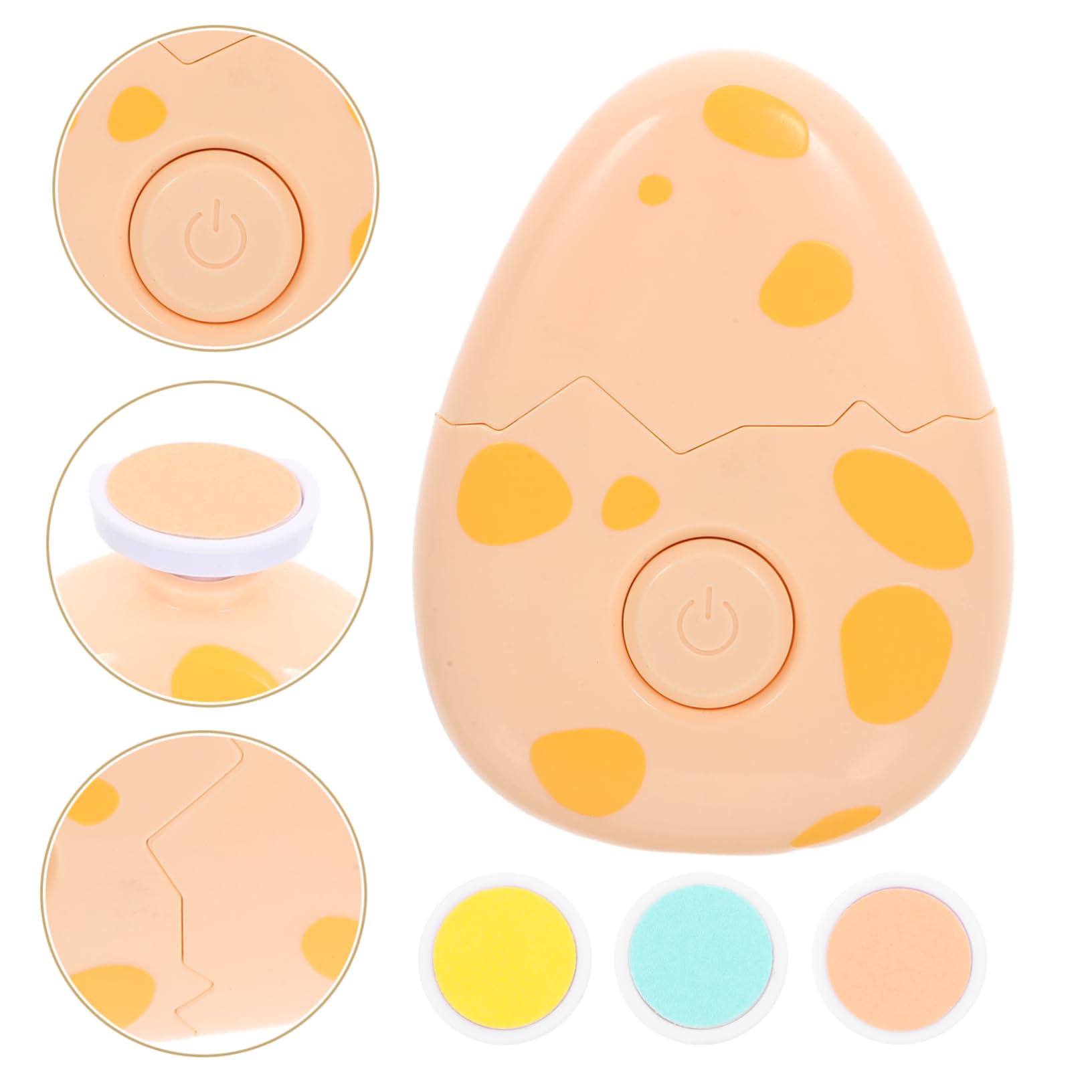 SOESFOUFU Cute Cartoon Baby Electric Nail Trimmer Safe and Easy Nail for Baby Manicure