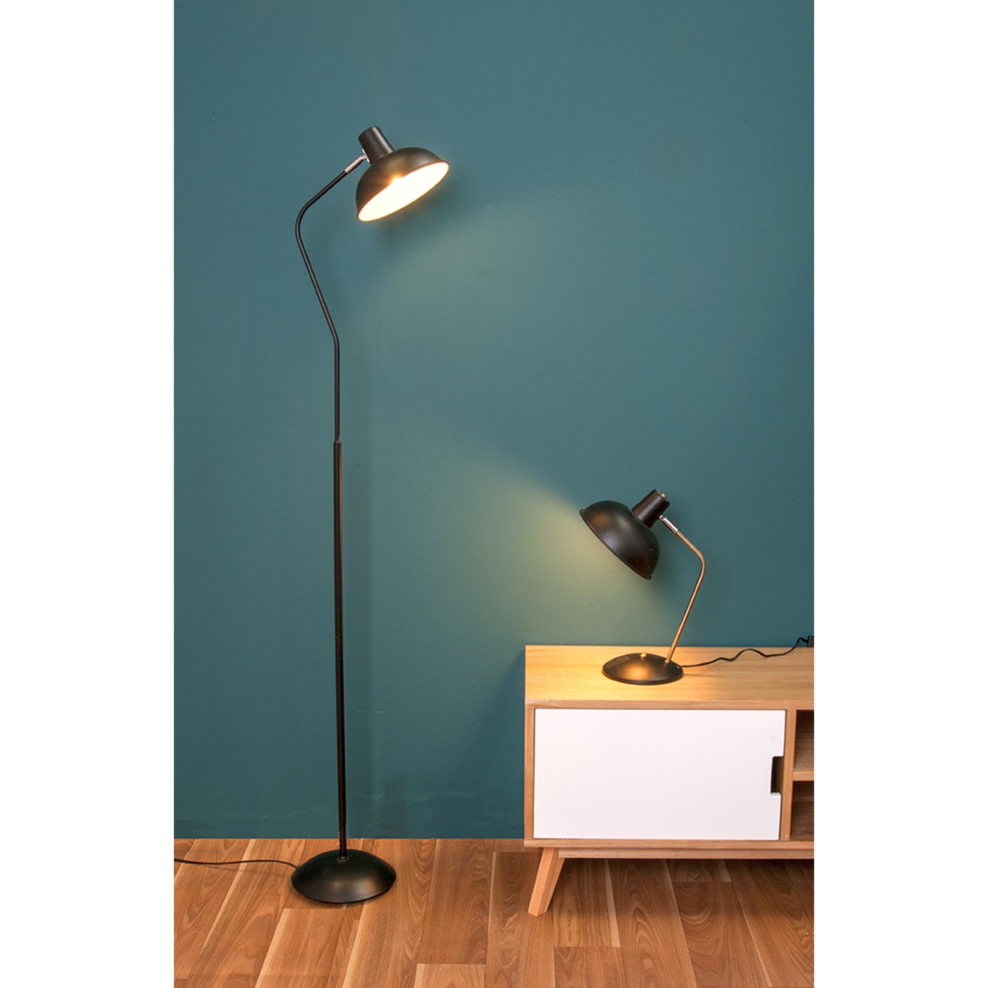 Leitmotiv Hood tafellamp, Pt Groep Bv, De_home, Ptgrs, Ø 19,5 cm - Höhe 37,5 cm
