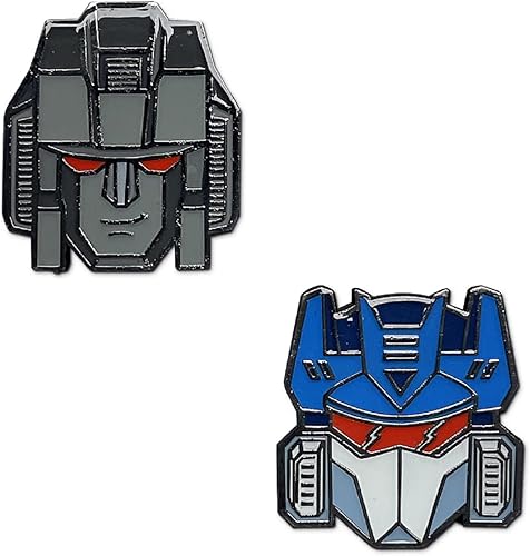 Miniatura 5 de Transformers Decepticons Soundwave y Starscream - Juego de 2 pines esmaltados, Esmalte, Sin gemas.