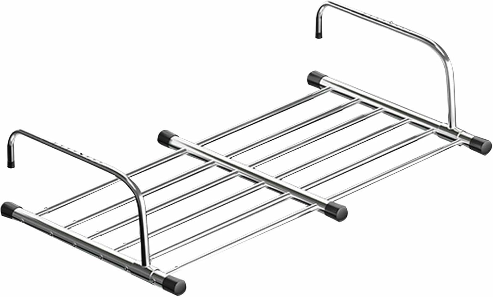 Stendibiancheria per termosifone, stendibiancheria retrattile per balcone e finestra, stendibiancheria con bracci regolabili, per appendere vestiti, asciugamani, biancheria intima, scarpe e calzini (7