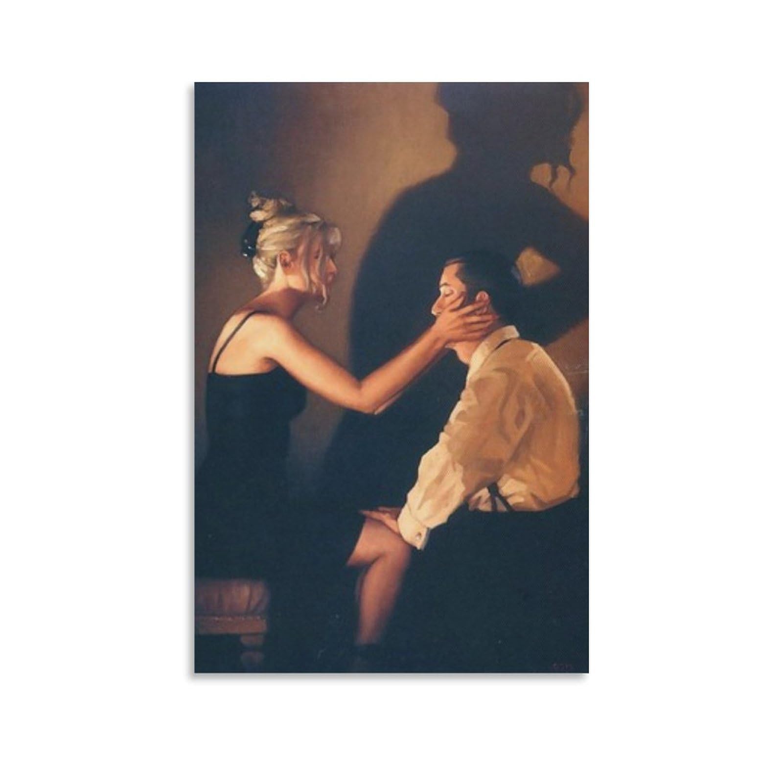Lovers And Others Strangers by jack_vettriano Wall Art Prints Poster (3) Art Poster Canvas Painting Decor Wall Print Photo Home Modern Decorative Posters 08x12inch(20x30cm)