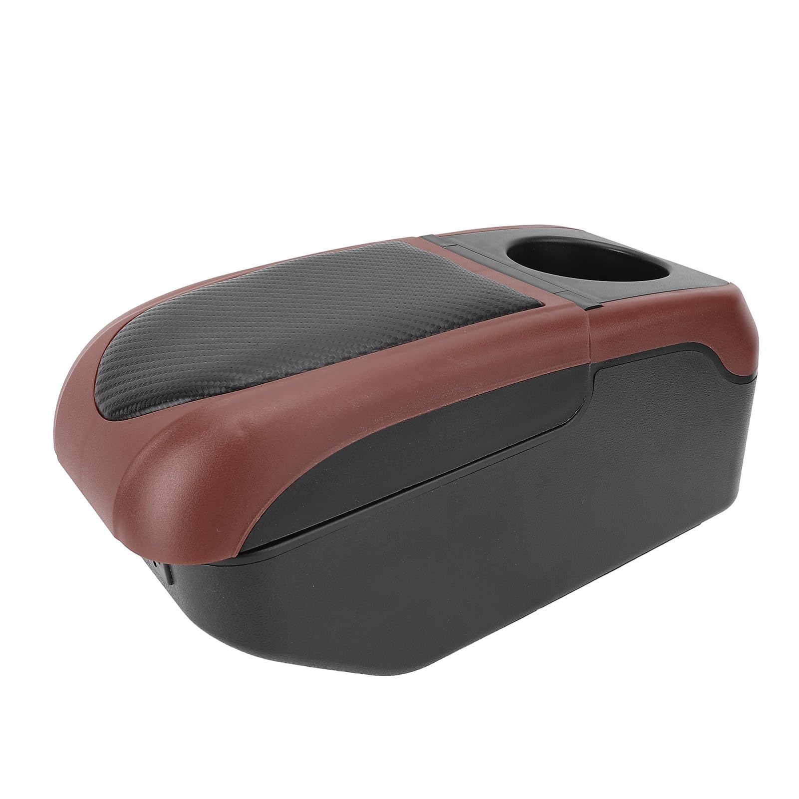 Uniwersalny Organizer w Podłokietniku Samochodowym, Schowek na konsolę samochodową, Automatyczny Schowek w Podłokietniku, Schowki w z 6 Portami USB do ładowania i regulowaną prowadnicą,