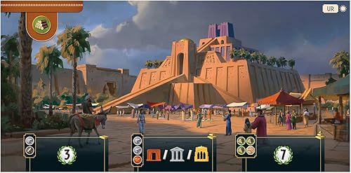 Miniatura 7 de Asmodee 7 Wonders Edifices - Expansión del juego de mesa - Nuevos desafíos y maravillas majestuosas esperan, juego de estrategia de civilización
