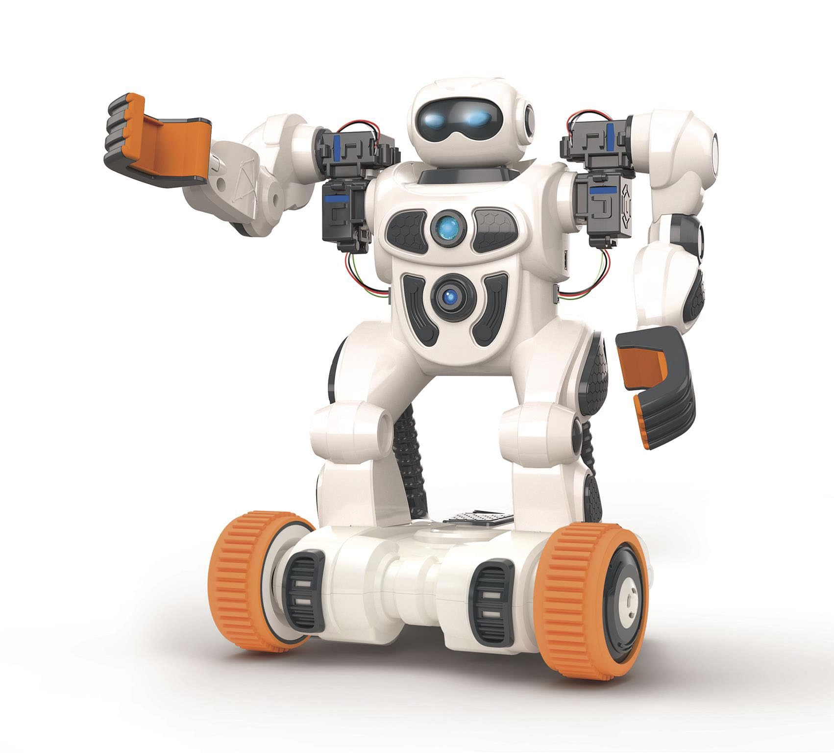 Clementoni Scienza e Gioco Robotics - AIRO PRO, Robot da Assemblare, Bambini 9+ Anni, con APP Dedicata e Tecnologia AI, Imita Movimenti con l'Intelligenza Artificiale, 6 Motori, Lingua Italiana, 19449