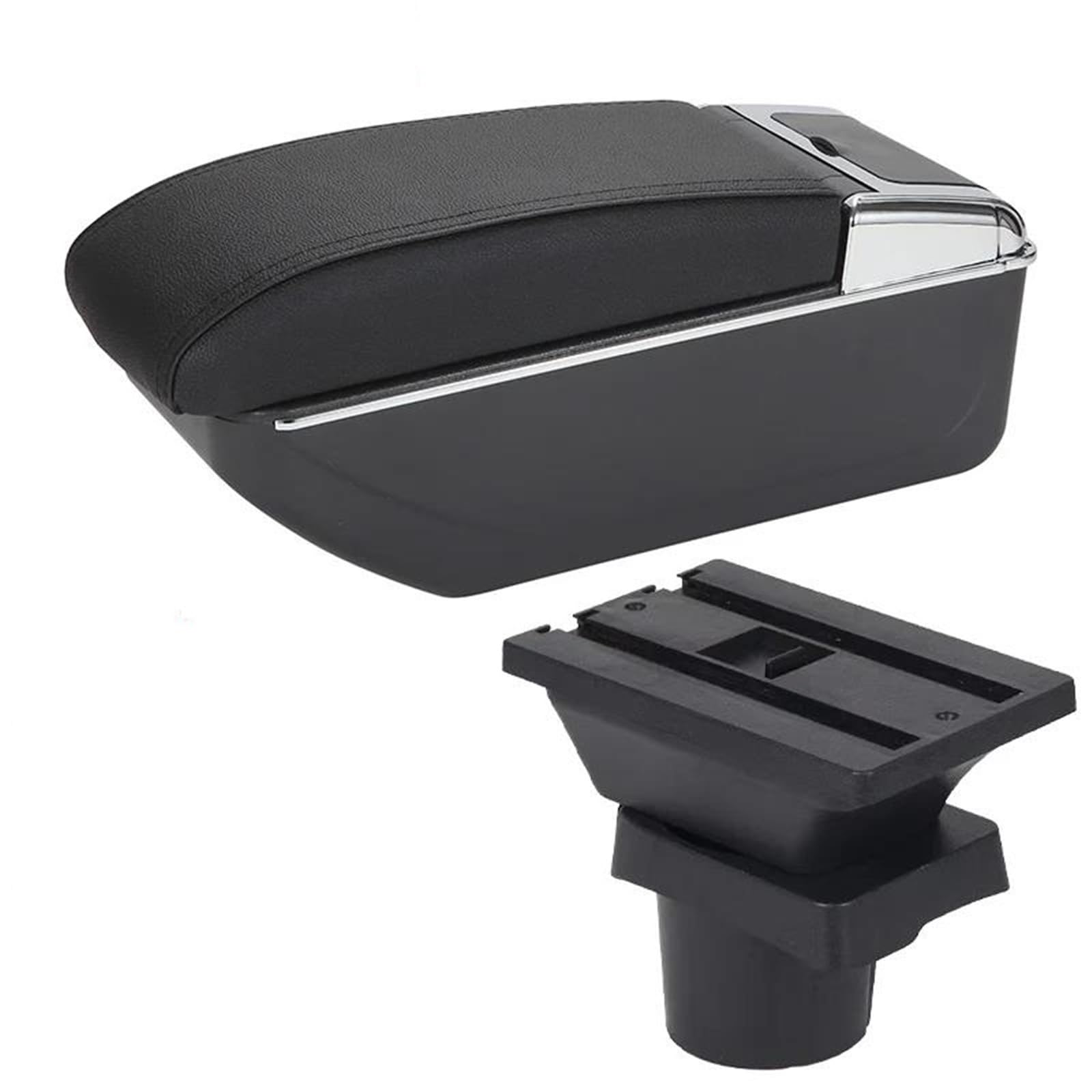 Hjkdsz Type B For Skoda For Citigo For Vw Up For Seat For Mii Car Center Console Storage Box Armrest Accessories(Type B)