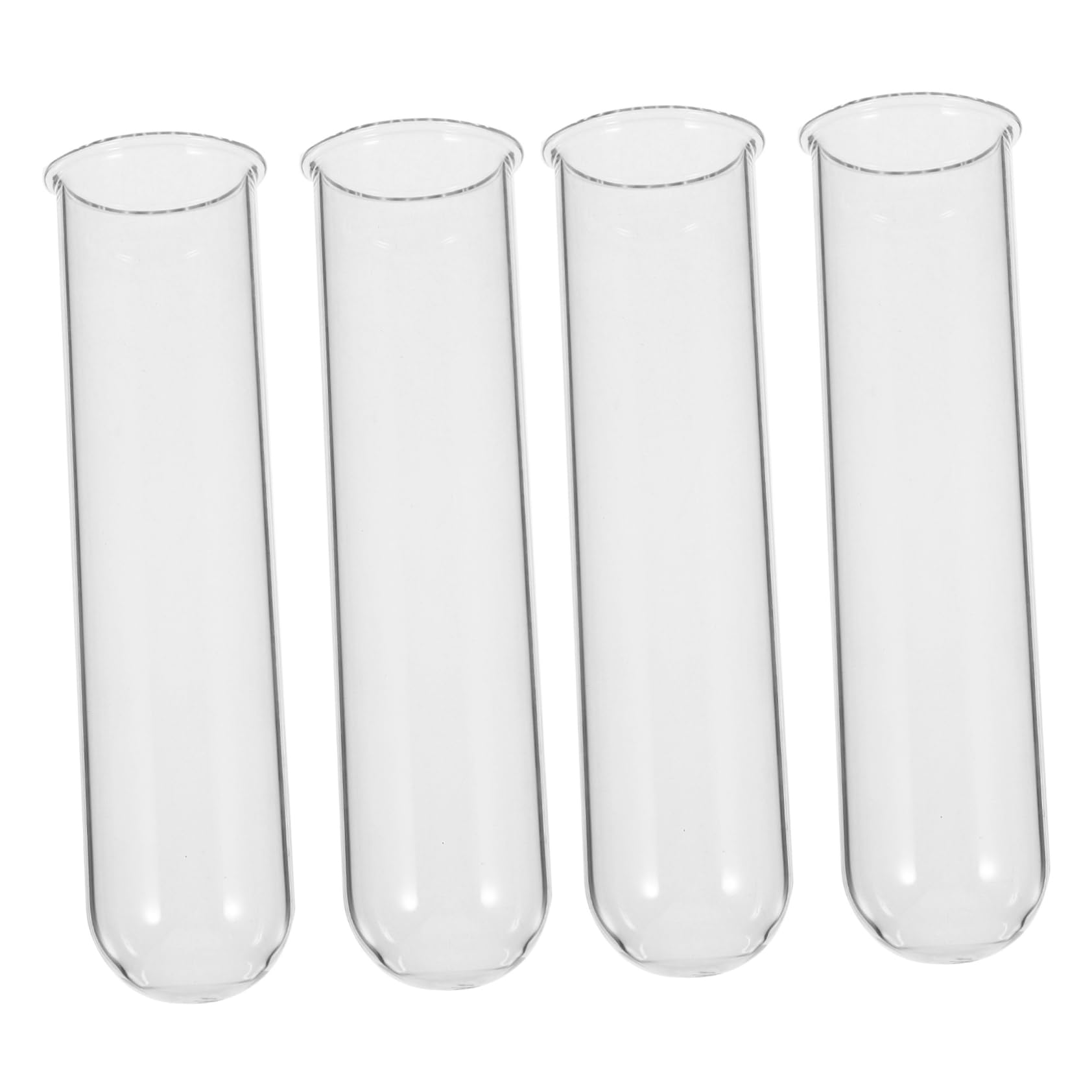 16 Pièces Vase Tube à hydroponique Vase hydroponique Terrarium vases Petits contenants Pot de jardinière Station de Propagation de Tubes à Tube de Verre Un Verre Amosfun