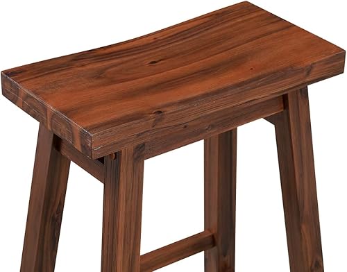 Miniatura 20 de Boraam Sonoma Taburetes de bar de cocina sin espalda, cepillo de alambre gris tormenta, juego de 2 Cepillo de alambre gris tormenta,Cepillo de