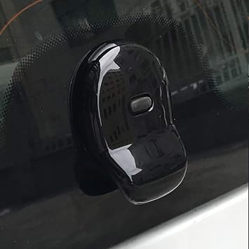 SHIFENG for Mercedes-Benz Smart for Mercedes-Benz Smart2453 2015-2020 ABS Plastic Car Trunk Handle Trim Cover Black