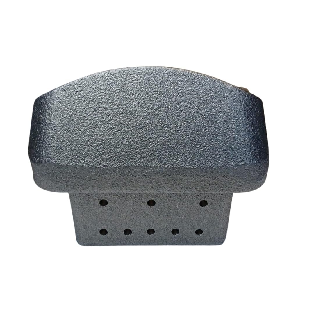 Brasero de hierro fundido para estufa de pellets, cesto con un espesor de 5,7 mm, rejilla perforada