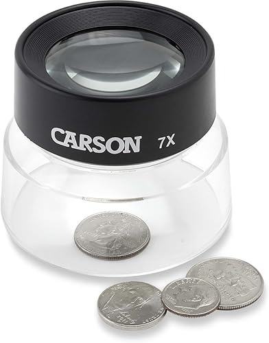 Miniatura 3 de Carson LumiLoupe 7x Lupa de soporte preenfocado (LL-77)