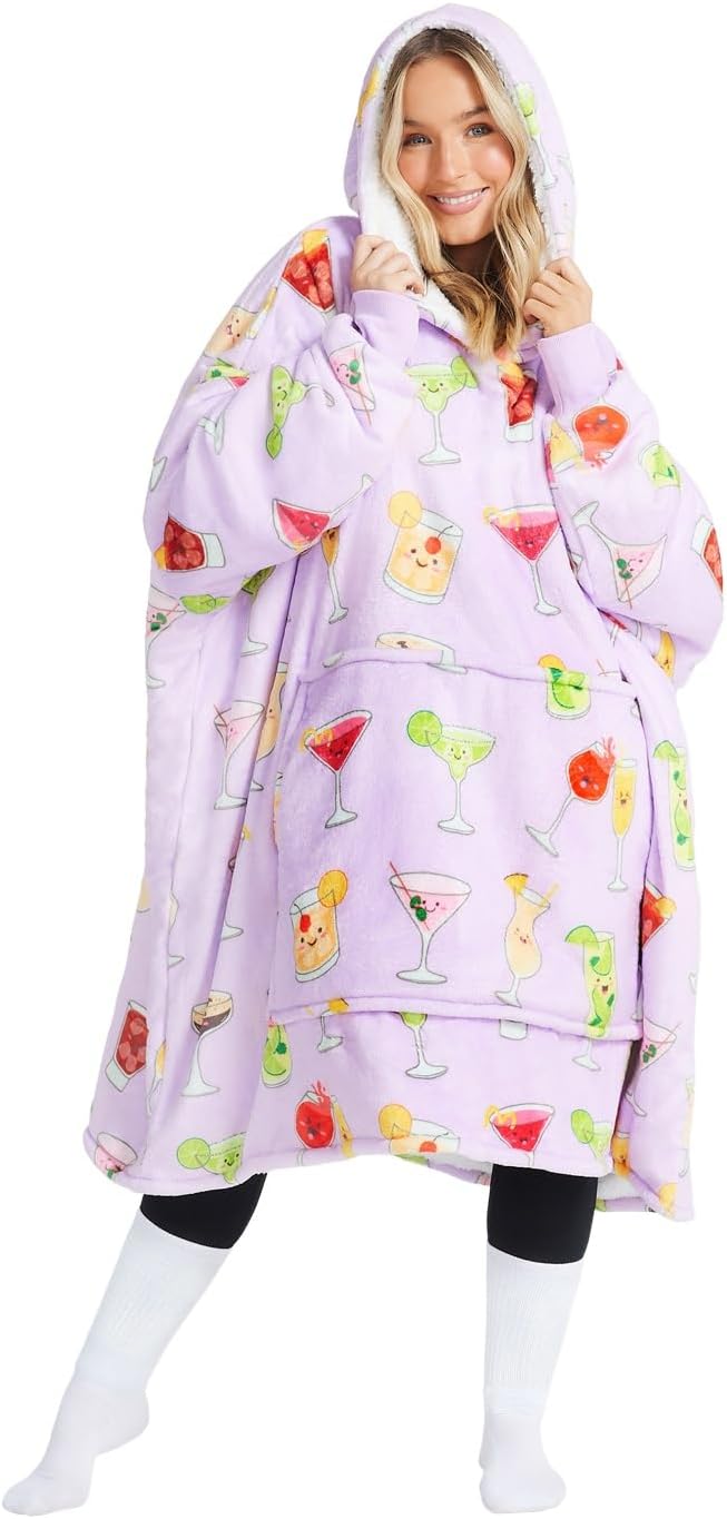 The Oodie Blanket Hoodie Premium Wearable Blanket Adult Cozy Hoodie