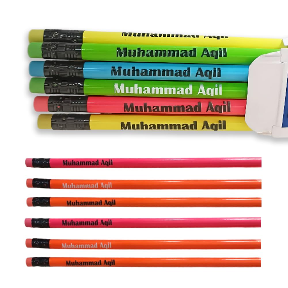 (Pack of 20) Personalized pencil with name | UV printing | customised pencil | Multi color | Jaay commerce (B0DF7ZKVQQ) Amazon Price History, Amazon Price Tracker
