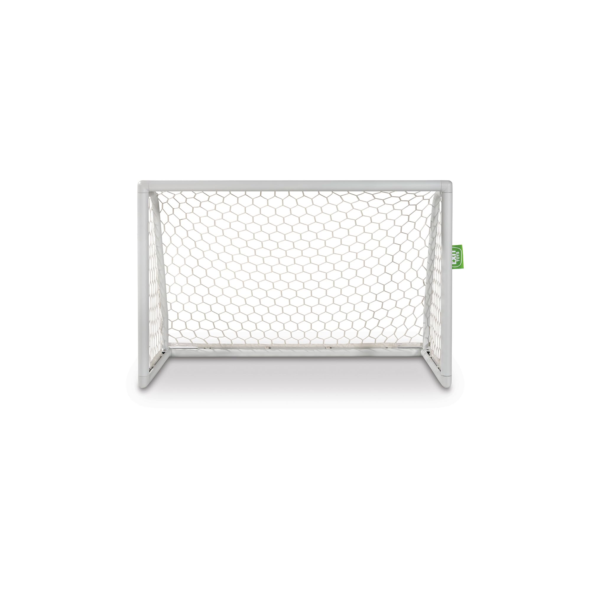 EXIT Scala Porta da Calcio in Alluminio - Leggera - Molto Resistente - Alluminio Inossidabile di Alta Qualità - Porta da Calcio Professionale - Allenati nelle Abilità Calcistiche - 120x80cm - Bianco