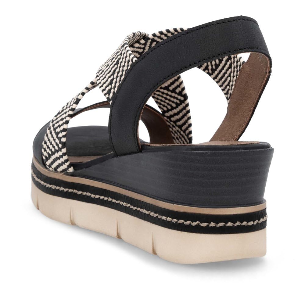 Remonte D2L54 03-noir combiné Noir Femme Noir