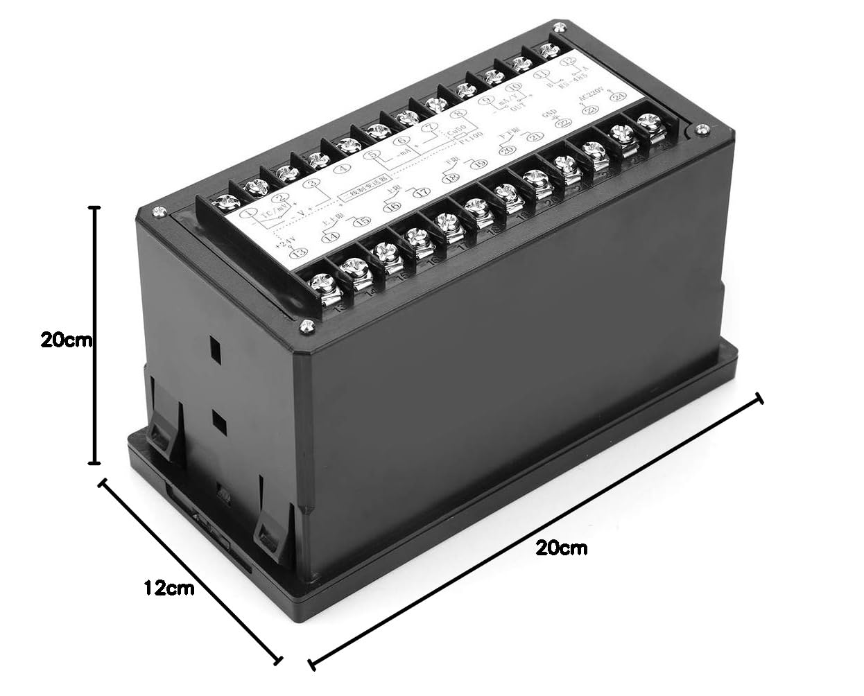 Affichage, T80 AC220V 4-20mA Affichage de colonne lumineuse Transmetteur intelligent de niveau de pression, installation et utilisation faciles et puissantes