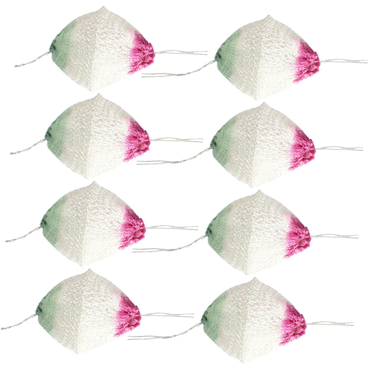 HOOTNEE Double-Headed Kerosene Lamp Mantles 12 Pack Replacement Gas Lantern Mantles Rayon Material No Odor Easy to Install