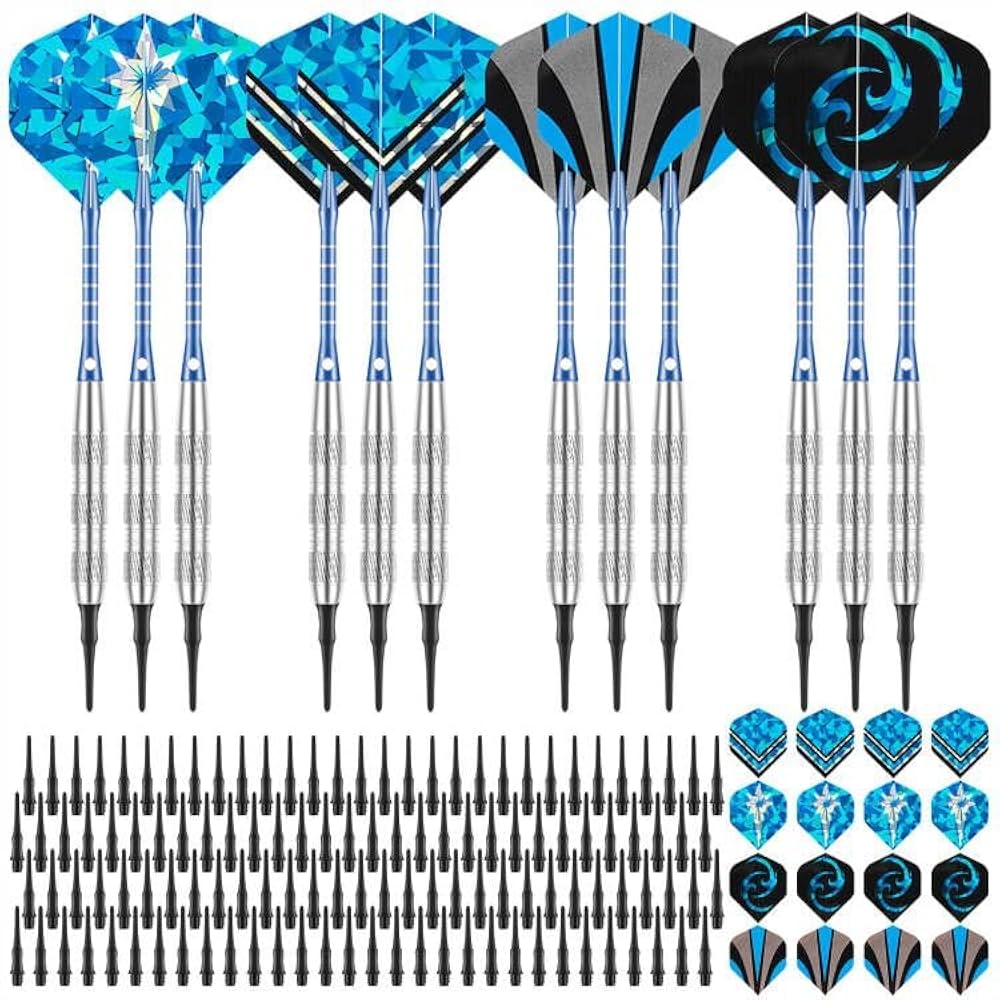 Amazon.co.jp: Deetenks ソフトチップダーツセット 12個パック