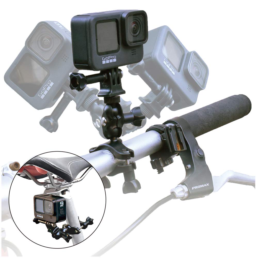 Amazon | GLIDER GoPro アクセサリー バイク ロールバーマウント